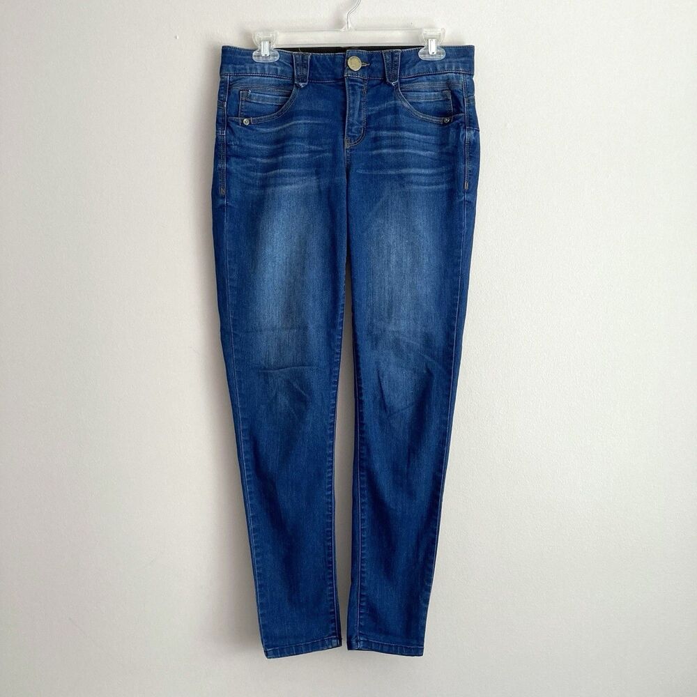 Democracy "Ab"Solution Dark Wash Stretch Skinny Jeans Womens Size 6 Slimming